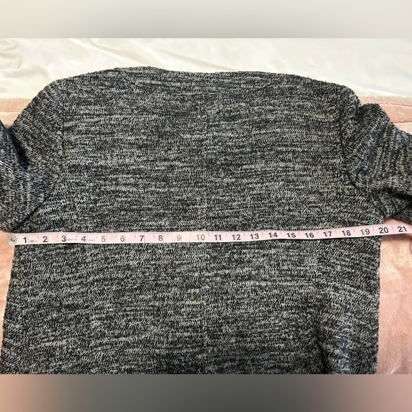 J. Jill Tweed Wool Blend Charcoal Blazer - Picture 12 of 12